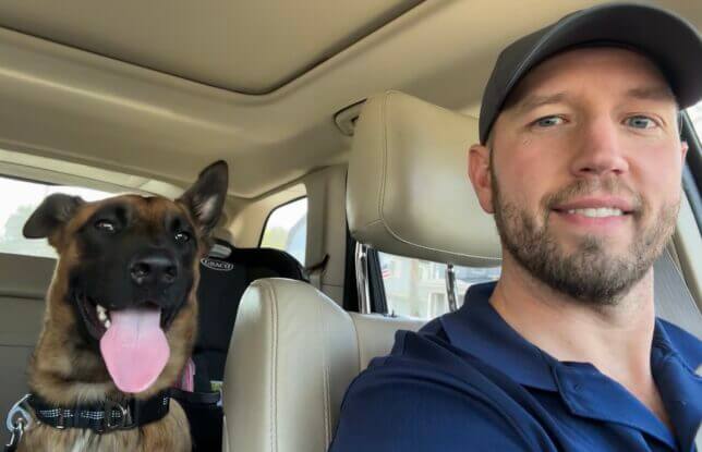 Owen Winslow certified dog trainer in Lynn Massachusetts